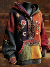Sweat femme bohème imprimé floral